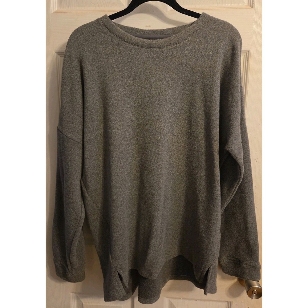 cuddle duds womens tops Size L Gray Sweatshirt